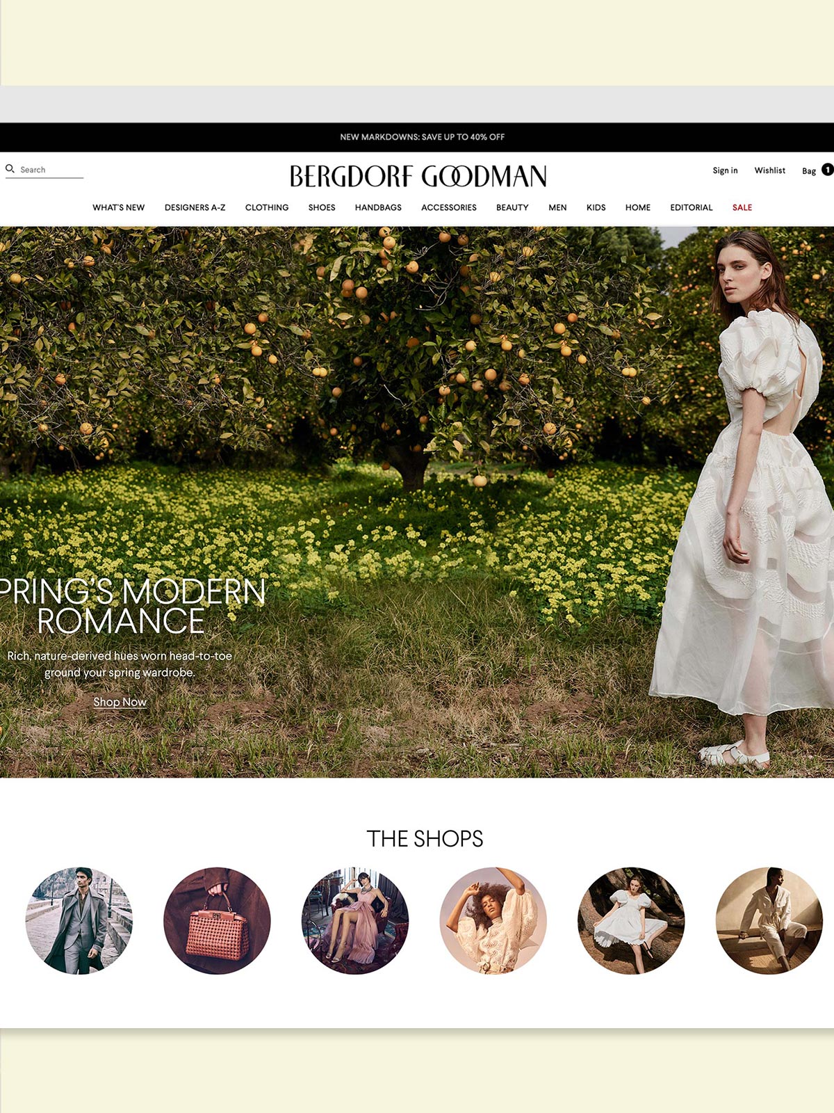 Bergdorf Goodman - Contemporary Handbags Campaign