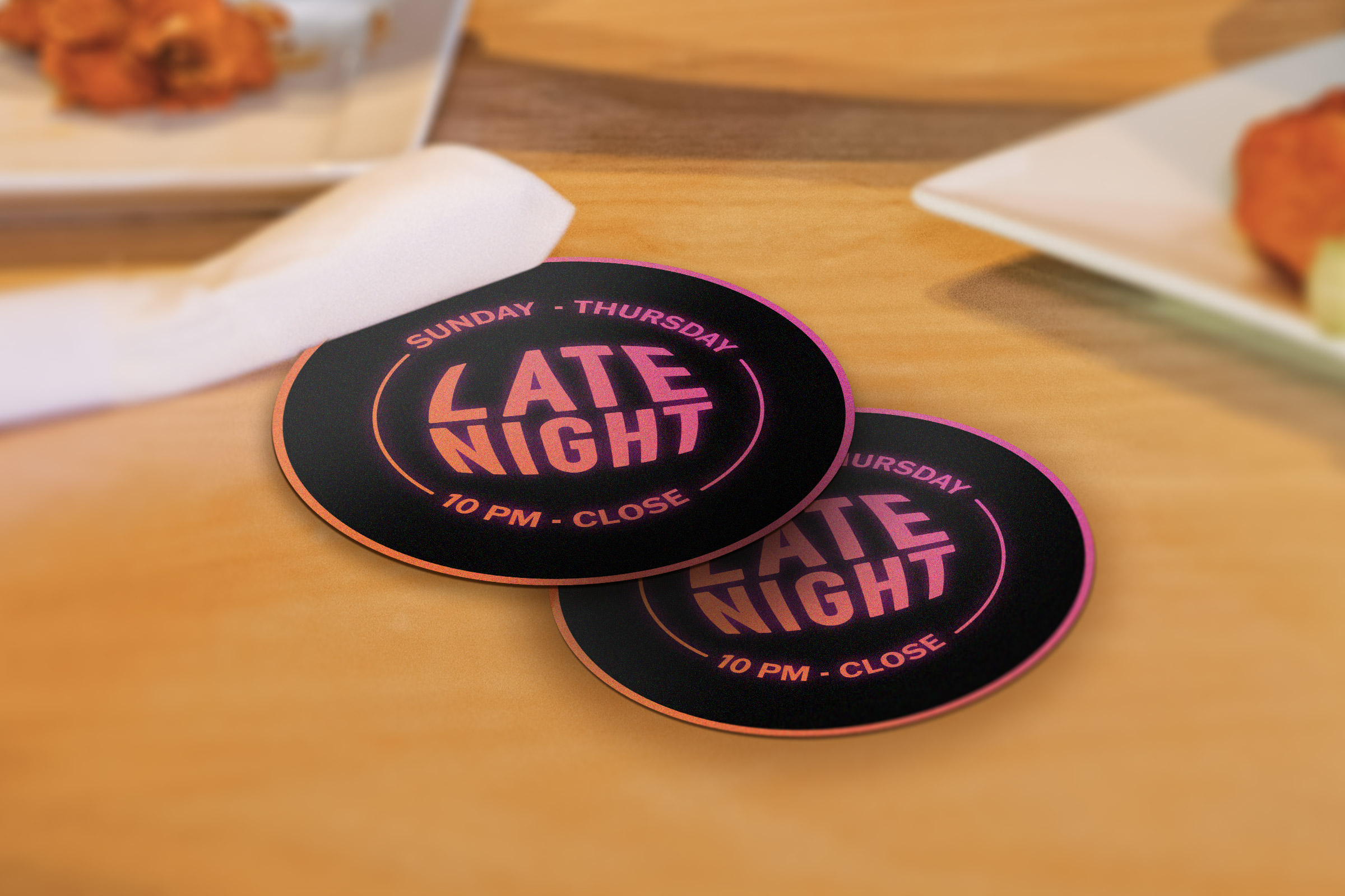 Late Night Print Collateral