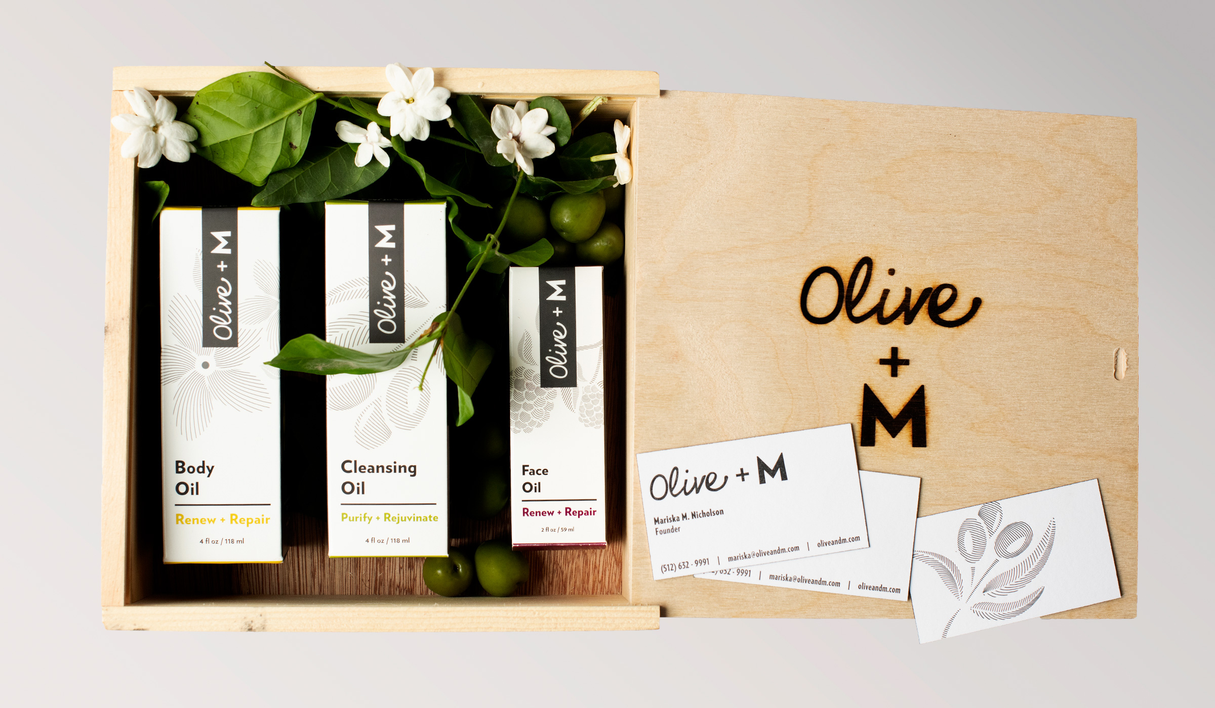 Olive + M Product Line